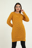 Women's Pattern Detail Long Sweater by Memnu - MEWS278