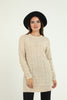 Women's Pattern Detail Long Sweater by Memnu - MEWS285