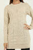 Women's Pattern Detail Long Sweater by Memnu - MEWS285