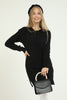 Women's Pattern Detail Long Sweater by Memnu - MEWS286