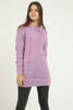 Women's Pattern Detail Long Sweater by Memnu - MEWS288