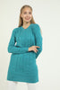 Women's Pattern Detail Long Sweater by Memnu - MEWS290