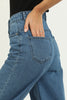 Womens Premium Distressed Denim Wide Leg Jeans - WSSJN17