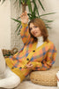 Women's Knitted Cardigan Pattern Detail by Memnu - MEWS321