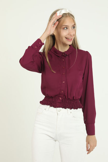 Women's Button Detail Top - WST30