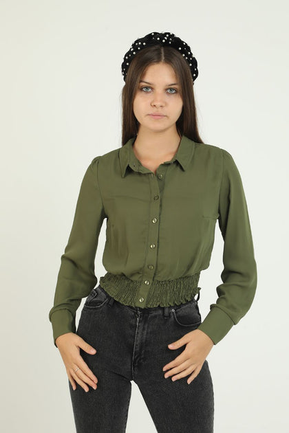 Women's Button Detail Top - WST33