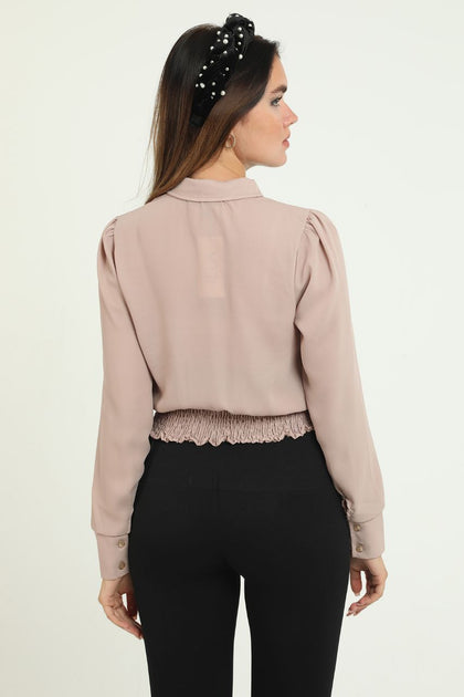 Women's Button Detail Top - WST34