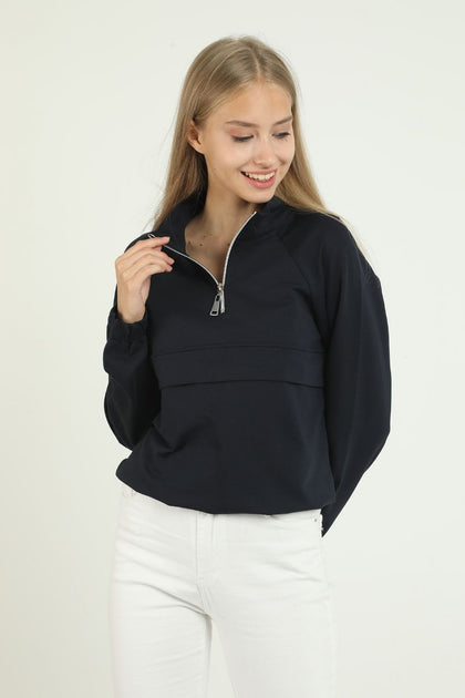 Women's Zip Detail Top - WST35