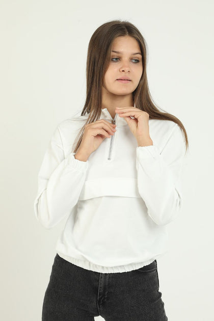 Women's Zip Detail Top - WST36