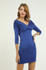 Women's Puff Sleeve Detail Dress - MWSD96