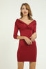 Women's Puff Sleeve Detail Dress - MWSD93