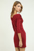 Women's Puff Sleeve Detail Dress - MWSD93