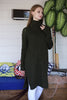 Women's High Neck Detail Long Sweater by Memnu - MEWS328