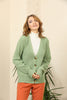 Women's Knitted Cardigan Button Detail by Memnu - MEWS347