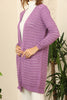 Women's Knitted Cardigan Pattern Detail by Memnu - MEWS353