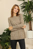 Women's Textured Detail Sweater by Memnu - MEWS378