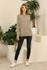 Women's Textured Detail Sweater by Memnu - MEWS378