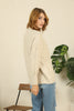 Women's Textured Detail Sweater by Memnu - MEWS382