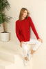 Women's Textured Detail Sweater by Memnu - MEWS361