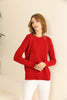 Women's Textured Detail Sweater by Memnu - MEWS361