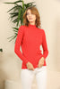 Women's Textured Detail Sweater by Memnu - MEWS367