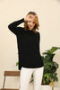 Women's Textured Detail Sweater by Memnu - MEWS404