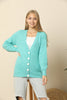 Women's Knitted Cardigan Button Detail by Memnu - MEWS407