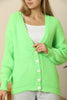 Women's Knitted Cardigan Button Detail by Memnu - MEWS410