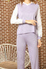 Womens 2 Piece Knitted Color Block Co Ord Set WTWCD173