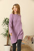 Women's Round Neck Long Sweater by Memnu - MEWS416