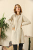 Women's Round Neck Long Sweater by Memnu - MEWS418