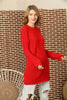 Women's Round Neck Long Sweater by Memnu - MEWS431