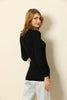 Women's High Neck Long Sweater by Memnu - MEWS432