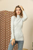 Women's High Neck Long Sweater by Memnu - MEWS435