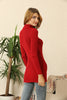 Women's High Neck Long Sweater by Memnu - MEWS436