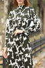 Women's Paint Printed Maxi Dress - MWMSD68