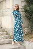 Women's Paint Printed Maxi Dress - MWMSD67