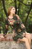 Women's Floral Printed Dress - MWSD101