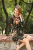 Women's Floral Printed Dress - MWSD101