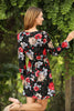 Women's Floral Printed Dress - MWSD102