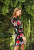 Women's Floral Printed Dress - MWSD102