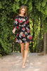 Women's Floral Printed Dress - MWSD102