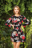 Women's Floral Printed Dress - MWSD102