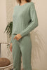 Womens 2 Piece Cable Knit Detail Co Ord Set WTWCD209