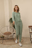 Womens 2 Piece Cable Knit Detail Co Ord Set WTWCD209