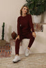 Womens 2 Piece Cable Knit Detail Co Ord Set WTWCD217