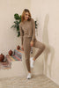 Womens 2 Piece Cable Knit Detail Co Ord Set WTWCD223