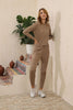 Womens 2 Piece Cable Knit Detail Co Ord Set WTWCD223