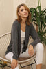 Women's Knitted Cardigan Texture Detail by Memnu - MEWS447