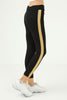 Women's Contrast Panel Detail Active Wear Leggings - WAL99